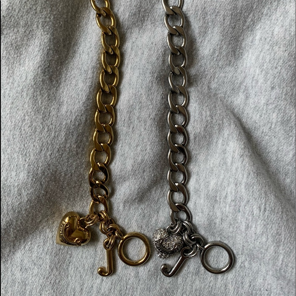 Bundle Juicy Couture Charm Bracelet Gold Silver